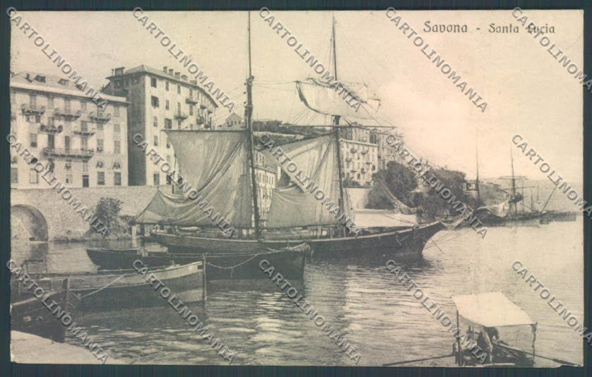 Savona Città Barca cartolina ZQ0331 – fronte