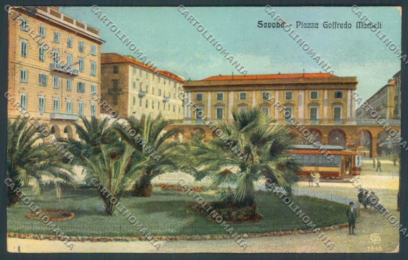 Savona Città Tram cartolina ZQ0340 – fronte