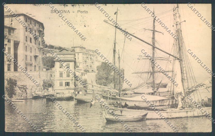 Savona Città Veliero Barca cartolina ZQ0341 – fronte