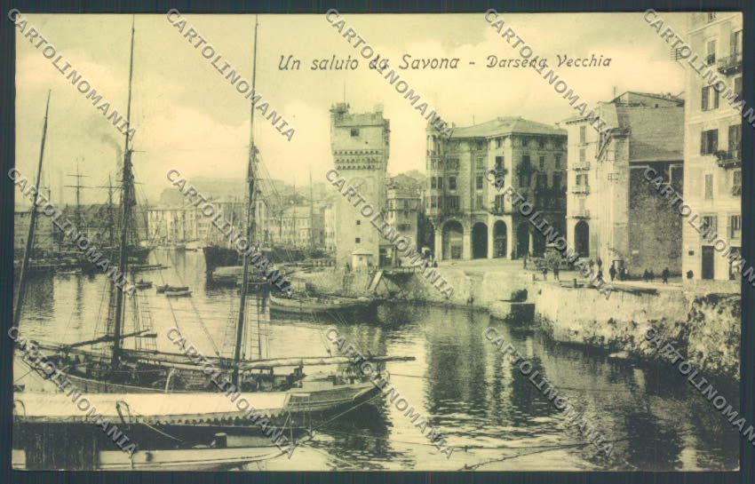 Savona Città Barca cartolina ZQ0346 – fronte