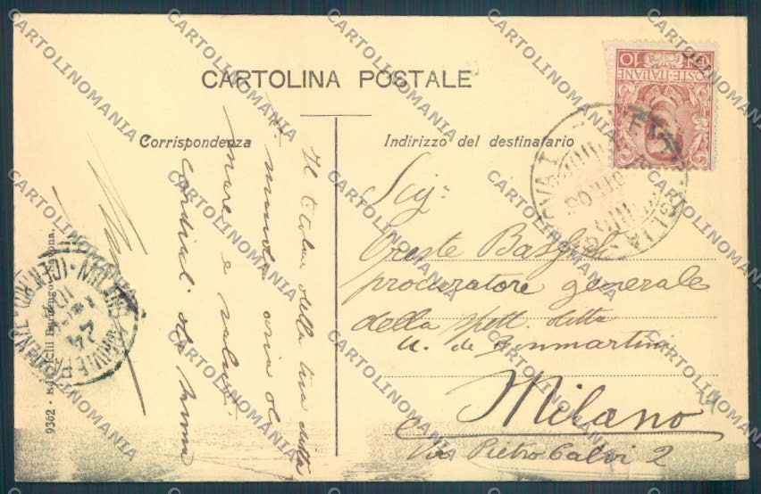 Savona Città Barca cartolina ZQ0346 – retro