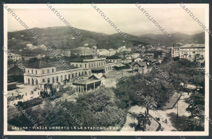 Savona Città Stazione Foto cartolina ZQ0351 – fronte