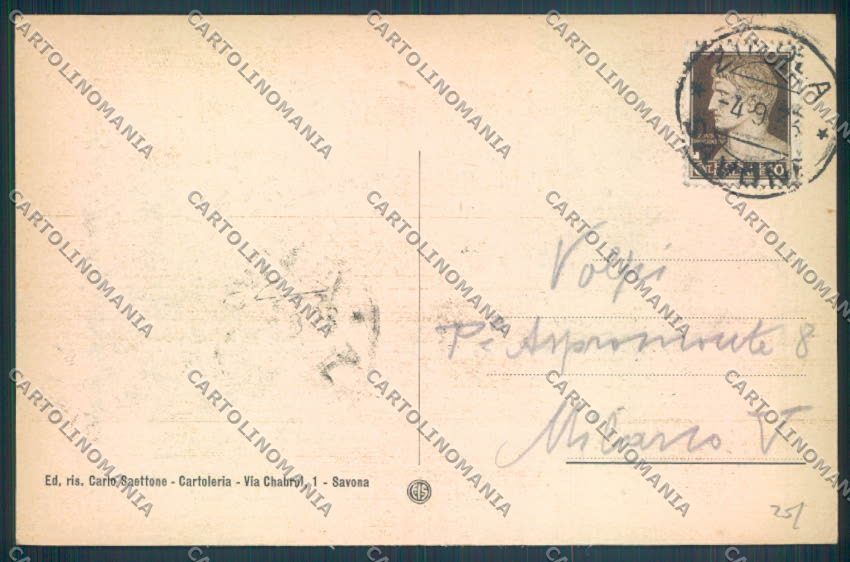 Savona Zinola cartolina ZQ0364 – retro
