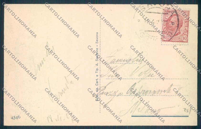 Savona Città cartolina ZQ0367 – retro