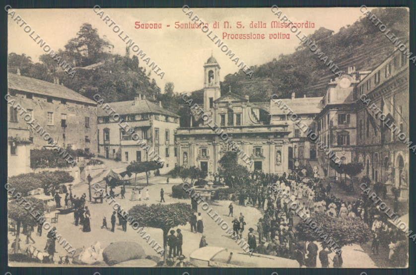 Savona Città Processione cartolina ZQ0381 – fronte