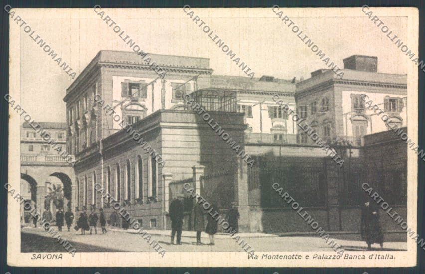 Savona Città Banca cartolina ZQ0396 – fronte