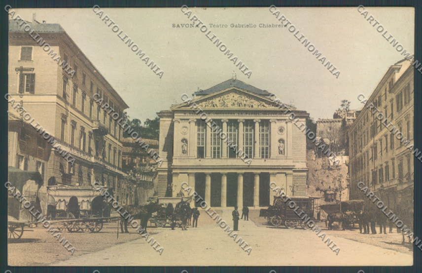 Savona Città Teatro cartolina ZQ0397 – fronte