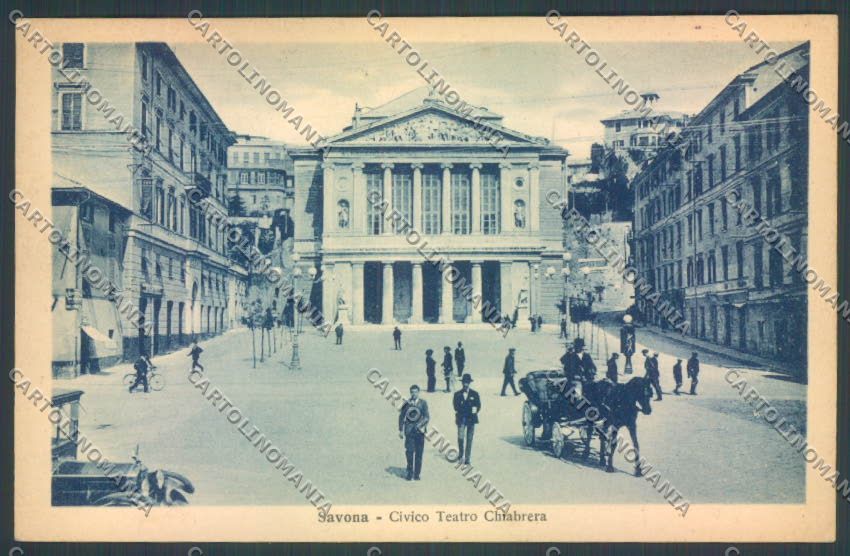 Savona Città Teatro cartolina ZQ0398 – fronte