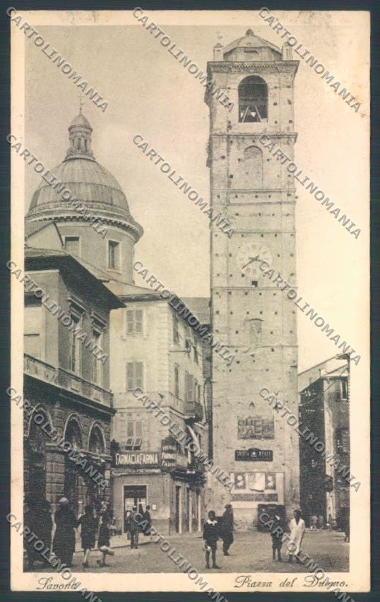 Savona Città Farmacia ABRASA cartolina ZQ0401 – fronte