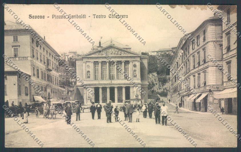Savona Città Teatro cartolina ZQ0402 – fronte