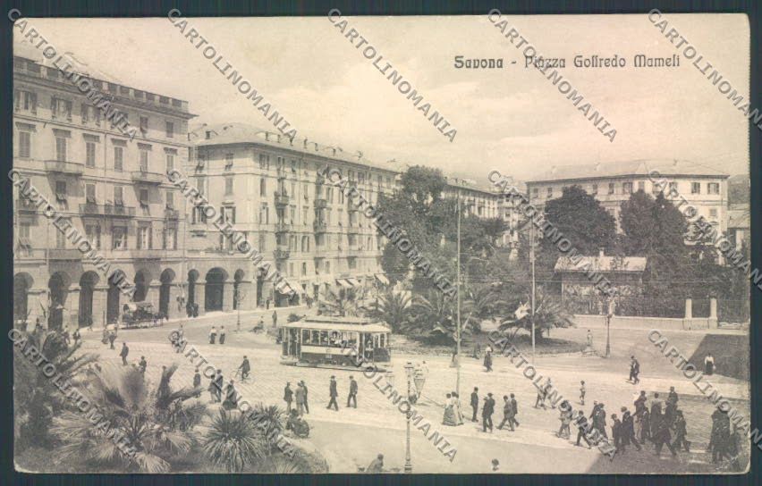 Savona Città Tram cartolina ZQ0407 – fronte