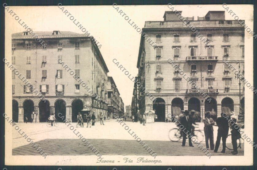 Savona Città PIEGHINE cartolina ZQ0412 – fronte