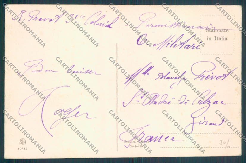 Savona Città Ospedale cartolina ZQ0416 – retro