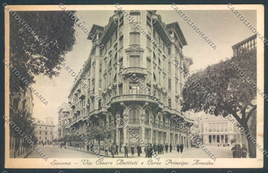 Savona Città PIEGHINE cartolina ZQ0423 – fronte