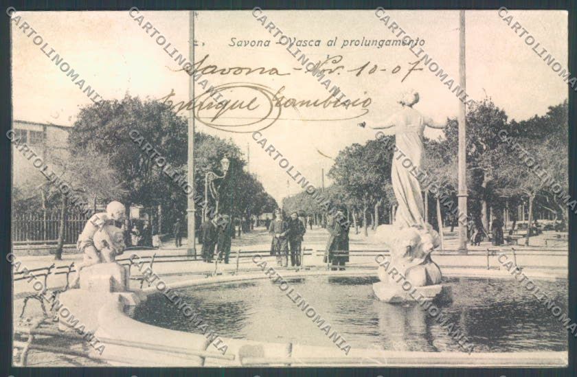 Savona Città ABRASA cartolina ZQ0428 – fronte