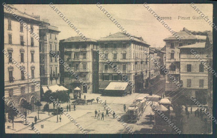 Savona Città Tram cartolina ZQ0429 – fronte