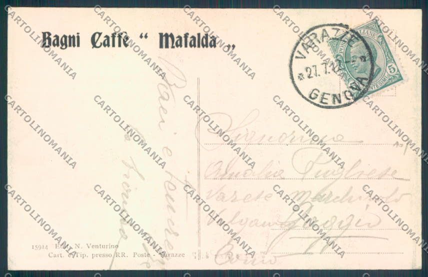 Savona Varazze cartolina ZQ0461 – retro