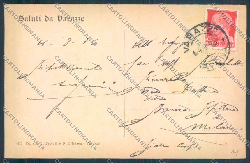 Savona Varazze cartolina ZQ0473 – retro