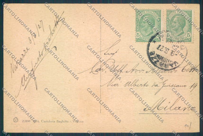Savona Varazze cartolina ZQ0474 – retro