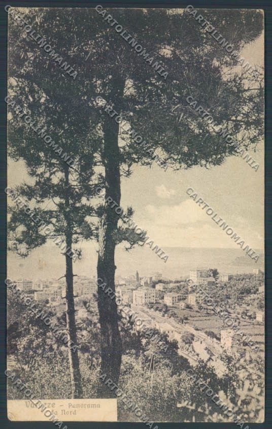 Savona Varazze PIEGATA cartolina ZQ0483 – fronte
