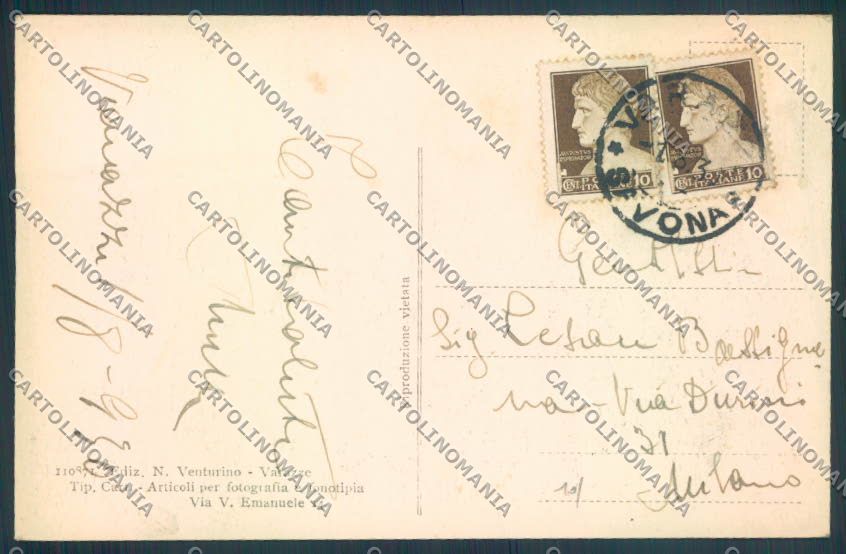 Savona Varazze cartolina ZQ0496 – retro