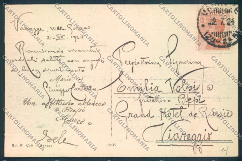 Savona Varazze cartolina ZQ0500 – retro