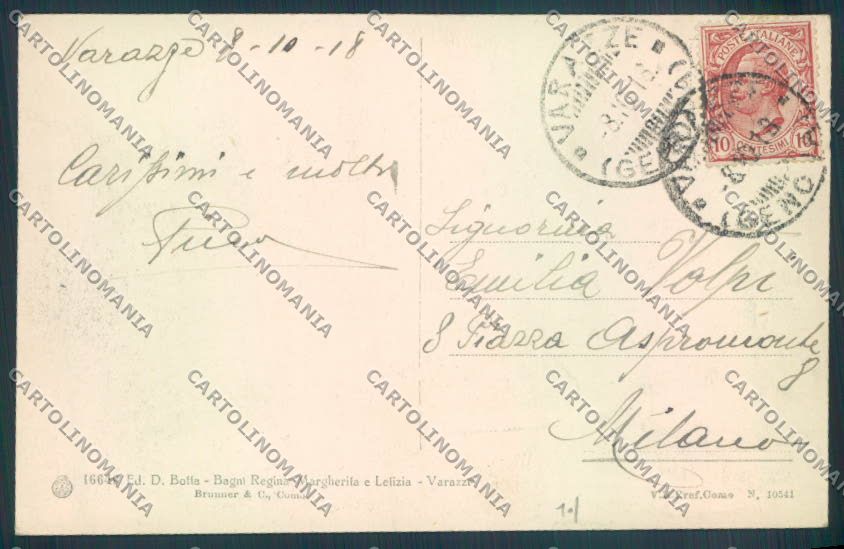 Savona Varazze cartolina ZQ0517 – retro