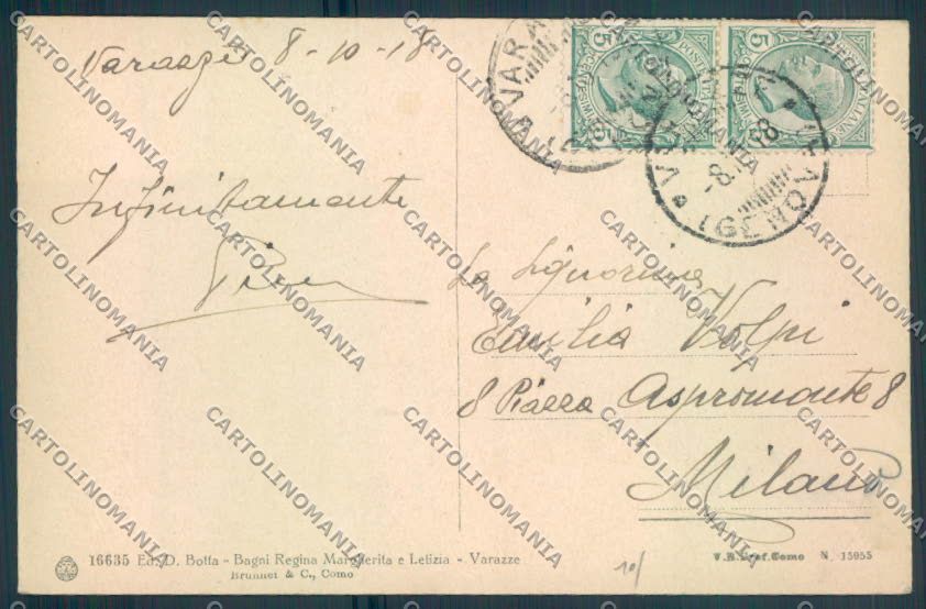 Savona Varazze cartolina ZQ0522 – retro