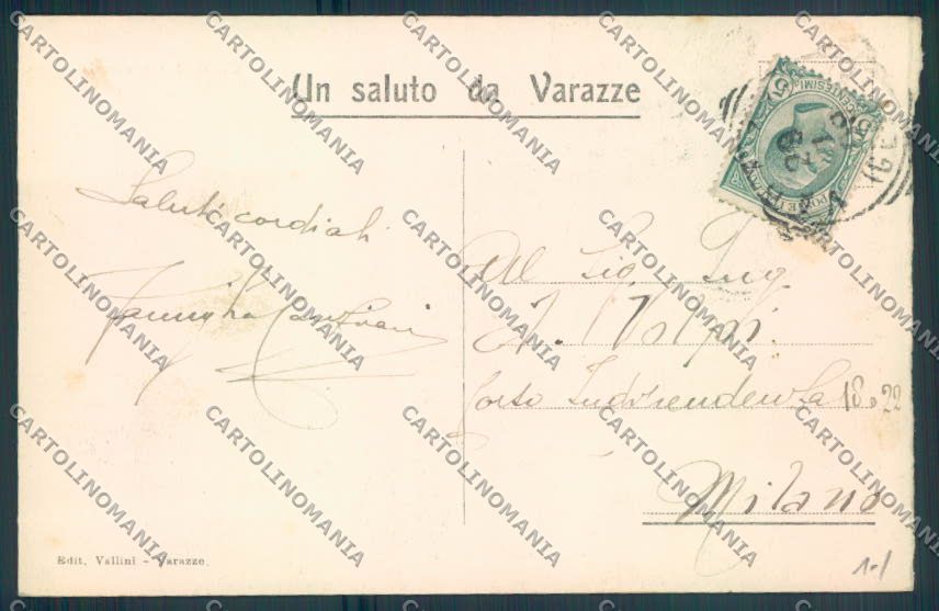 Savona Varazze cartolina ZQ0523 – retro