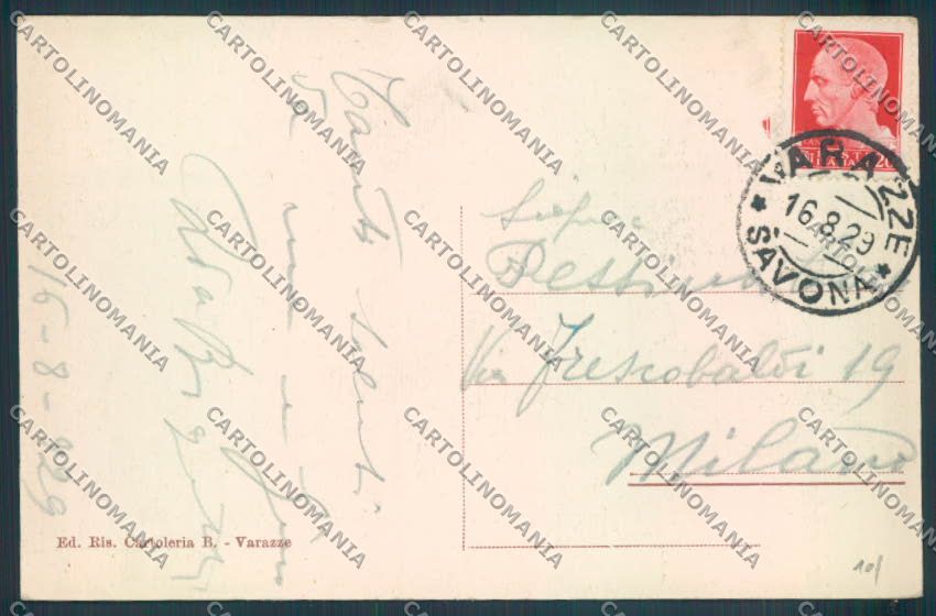 Savona Varazze cartolina ZQ0526 – retro