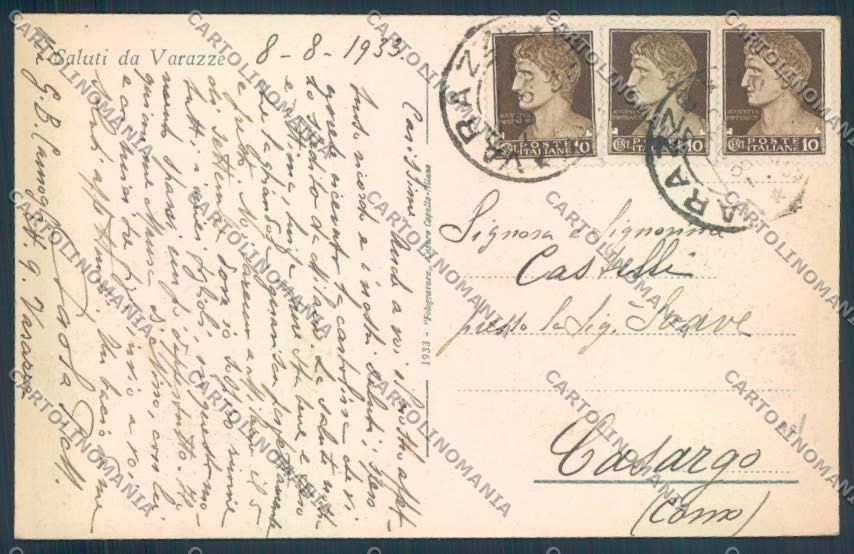 Savona Varazze cartolina ZQ0529 – retro