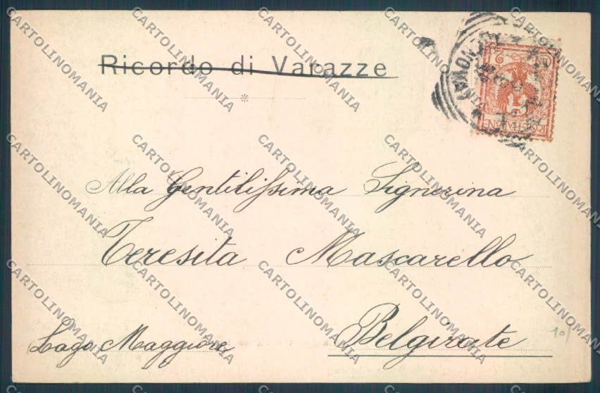 Savona Varazze cartolina ZQ0533 – retro