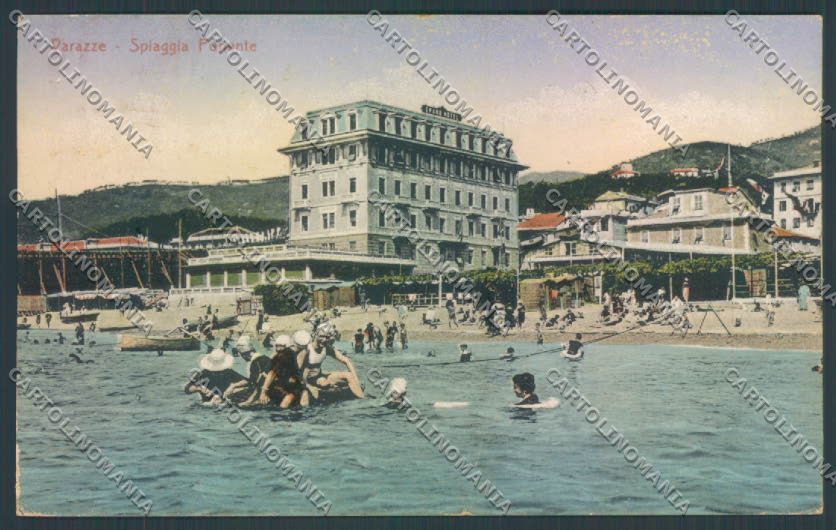 Savona Varazze PIEGATA cartolina ZQ0559 – fronte