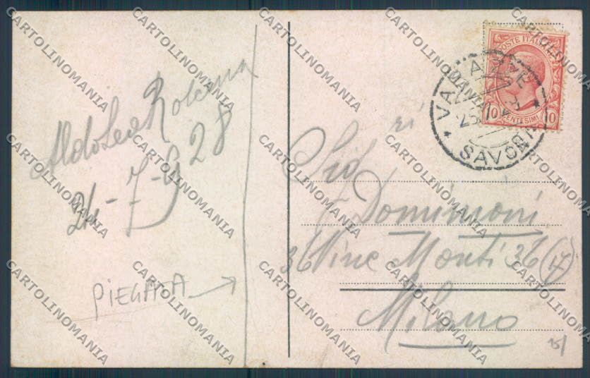Savona Varazze PIEGATA cartolina ZQ0559 – retro