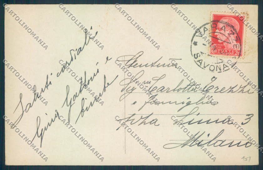 Savona Varazze cartolina ZQ0565 – retro
