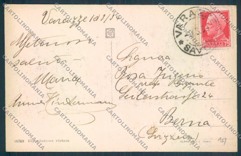 Savona Varazze cartolina ZQ0566 – retro