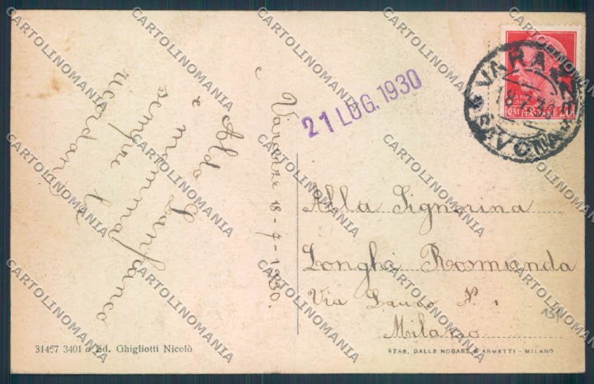Savona Varazze Barca cartolina ZQ0573 – retro