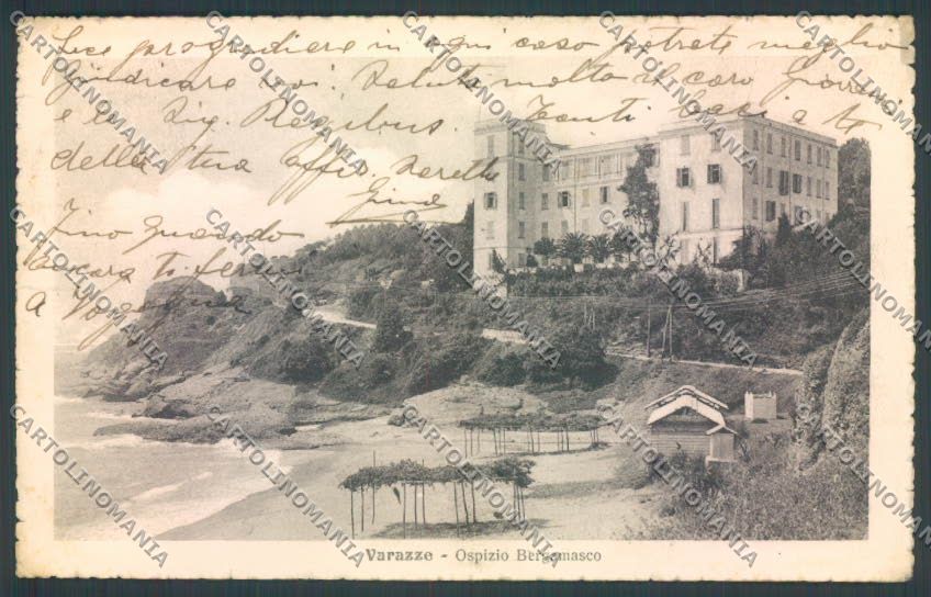 Savona Varazze Opera Pia Bergamasca PIEGHINA cartolina ZQ0591 – fronte