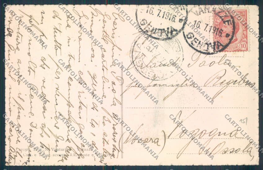 Savona Varazze Barca cartolina ZQ0592 – retro
