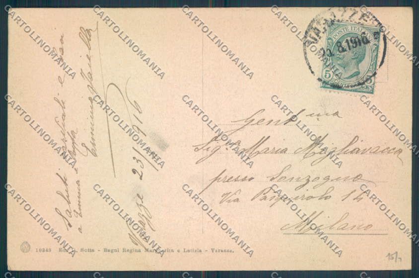Savona Varazze Barca cartolina ZQ0593 – retro