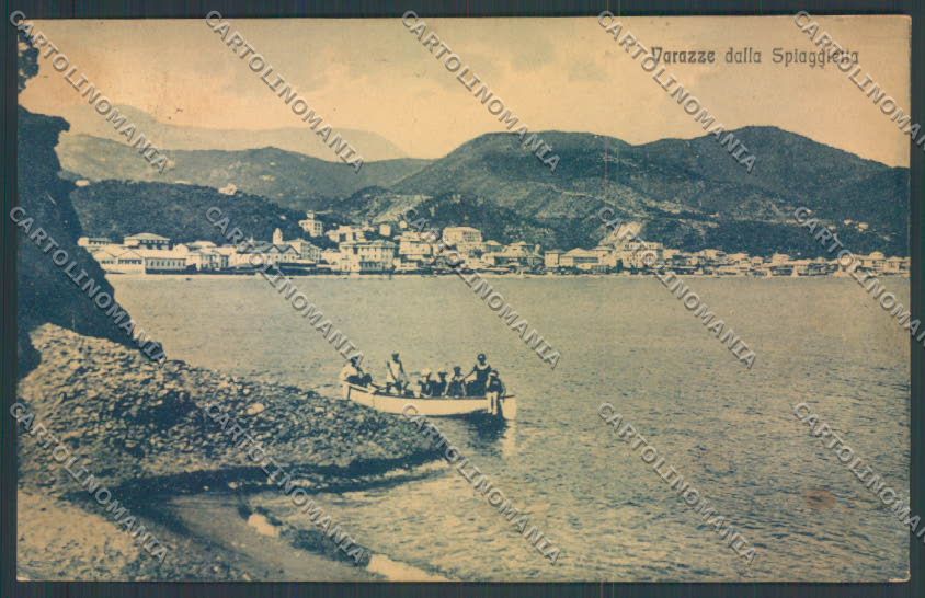 Savona Varazze Barca cartolina ZQ0602 – fronte