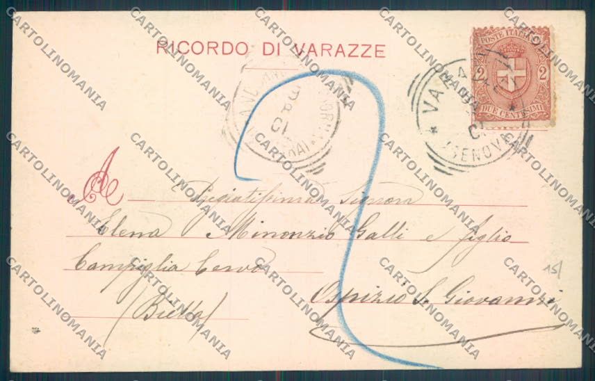 Savona Varazze cartolina ZQ0615 – retro