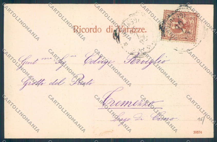 Savona Varazze Solaro cartolina ZQ0619 – retro