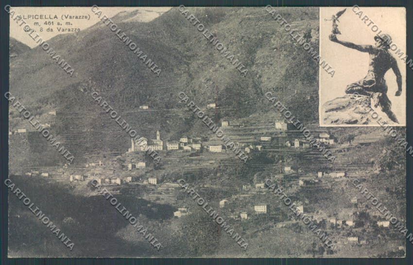 Savona Varazze Alpicella cartolina ZQ0627 – fronte