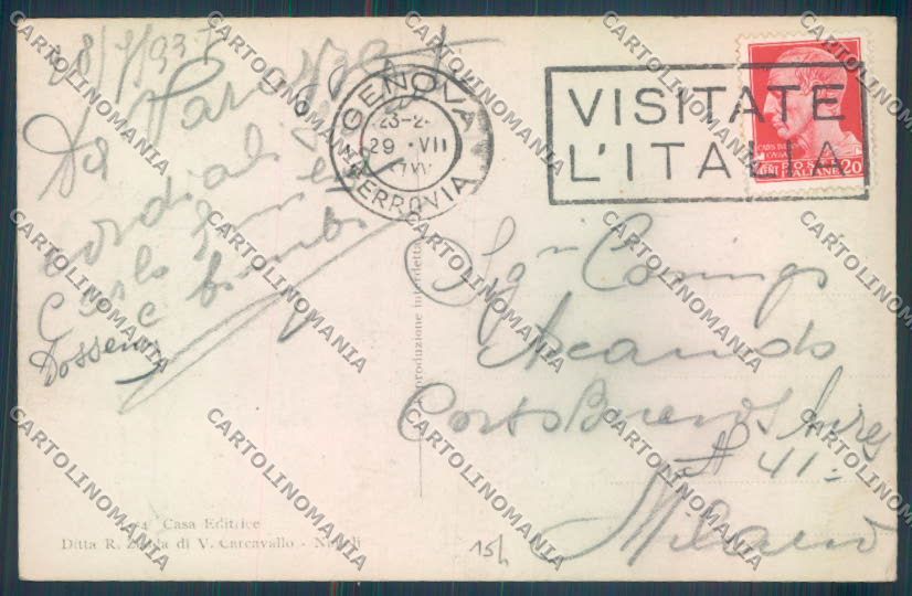 Savona Varazze Barca Foto cartolina ZQ0632 – retro