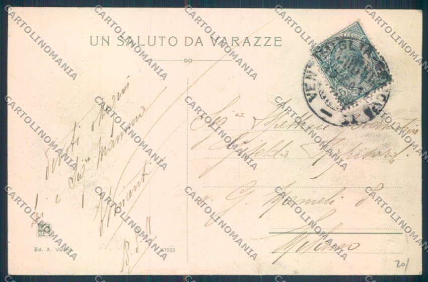 Savona Varazze cartolina ZQ0634 – retro