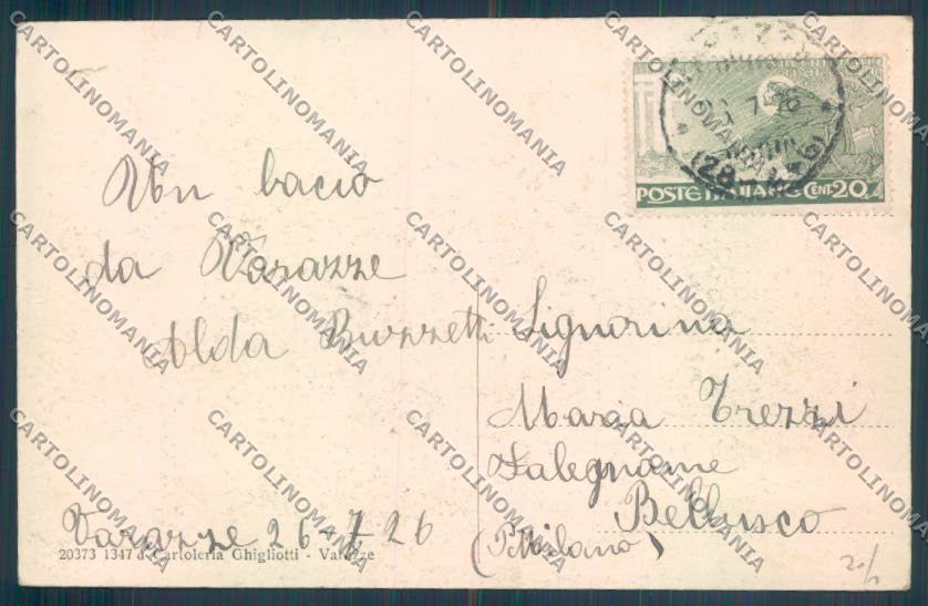Savona Varazze cartolina ZQ0638 – retro