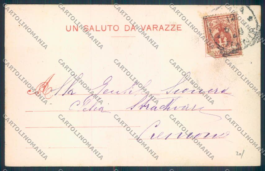 Savona Varazze cartolina ZQ0649 – retro