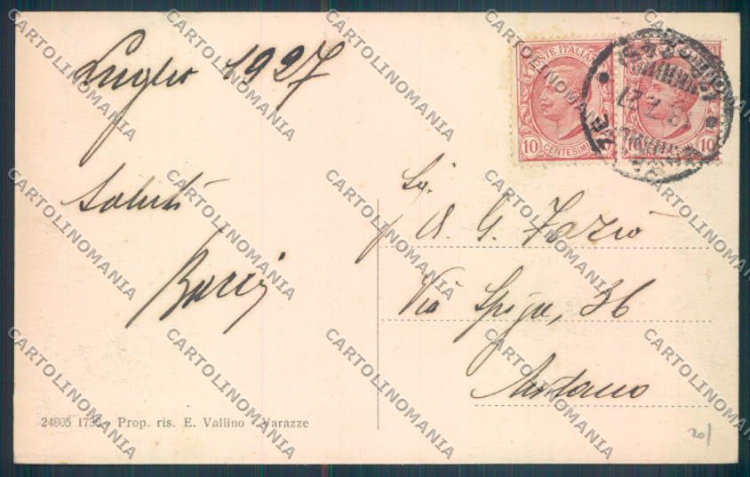 Savona Varazze Barca cartolina ZQ0651 – retro