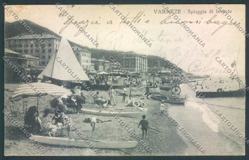 Savona Varazze Barca cartolina ZQ0662 – fronte